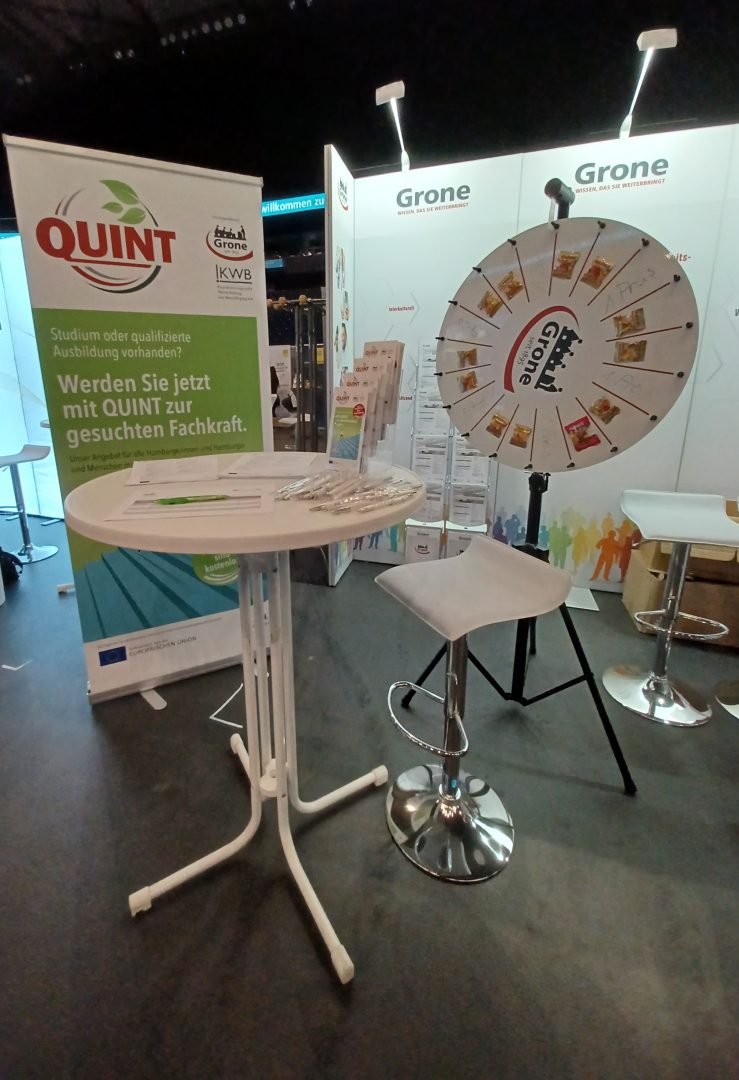 QUINT zeigt Flagge für den Berufswechsel Quint Qualifizierung und